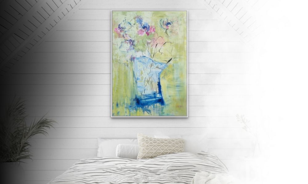 Where have all the flowers gone - Acrylic and charcoal on canvas